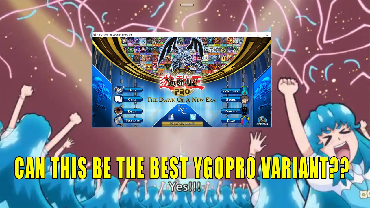 how to download deck on ygopro dawn of new era